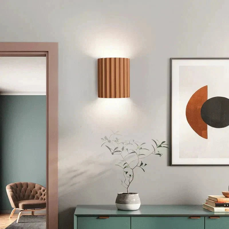 Contemporary Resin LED Wall Sconce 1-Light
