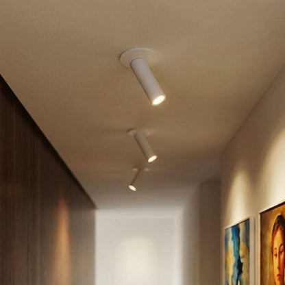 Minimalist Aluminium Cylindrical Shade Ceiling Light 1-Light