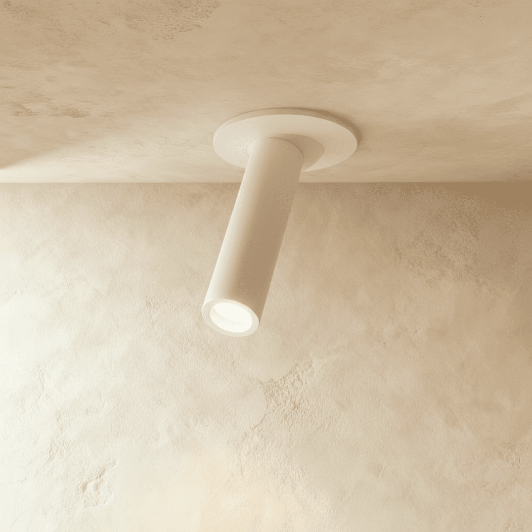 Minimalist Aluminium Cylindrical Shade Ceiling Light 1-Light