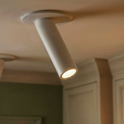 Minimalist Aluminium Cylindrical Shade Ceiling Light 1-Light
