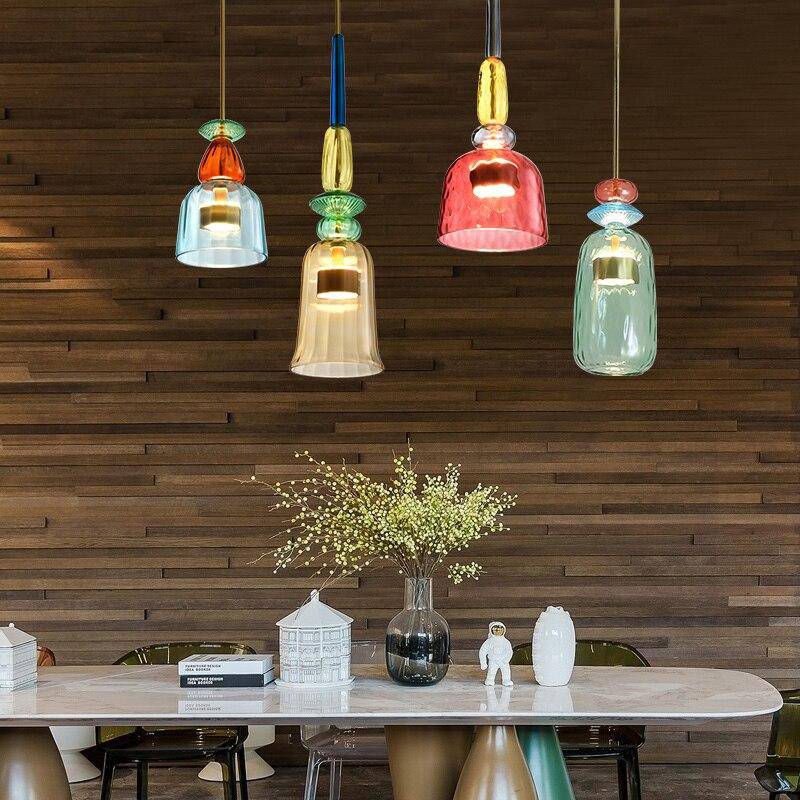 Contemporary Glass 61.5cm Pendant Light 1-Light