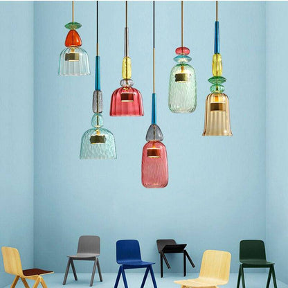 Contemporary Glass 61.5cm Pendant Light 1-Light