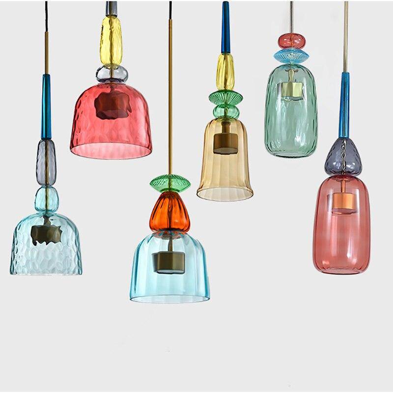 Contemporary Glass 61.5cm Pendant Light 1-Light