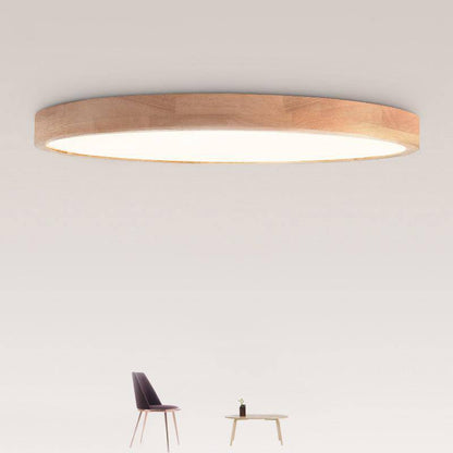 Contemporary Wood Ceiling Light 1-Light