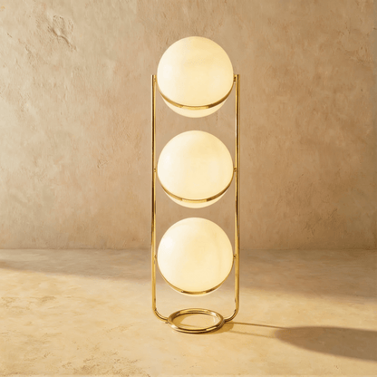 Modern Iron Layered Circular Floor Lamp 1-Light