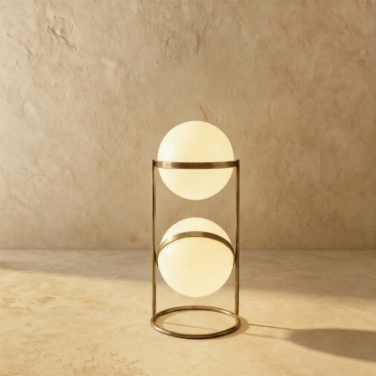 Modern Iron Layered Circular Floor Lamp 1-Light