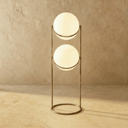 Modern Iron Layered Circular Floor Lamp 1-Light