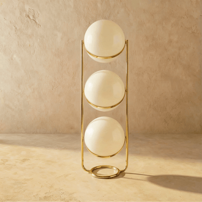 Modern Iron Layered Circular Floor Lamp 1-Light