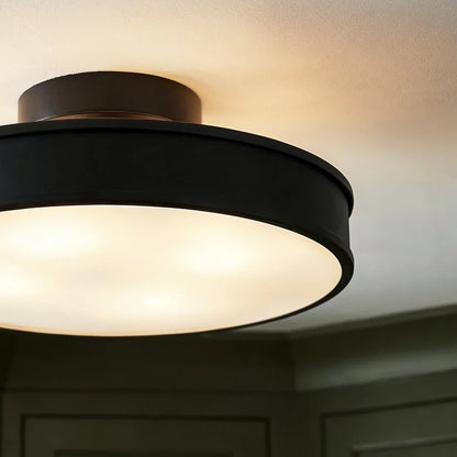 Modern Iron Wide Voltage Ceiling Light 1-Light