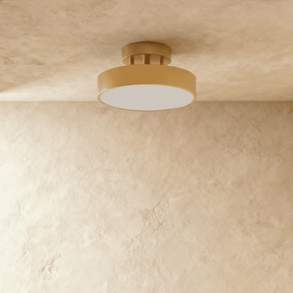 Modern Iron Wide Voltage Ceiling Light 1-Light