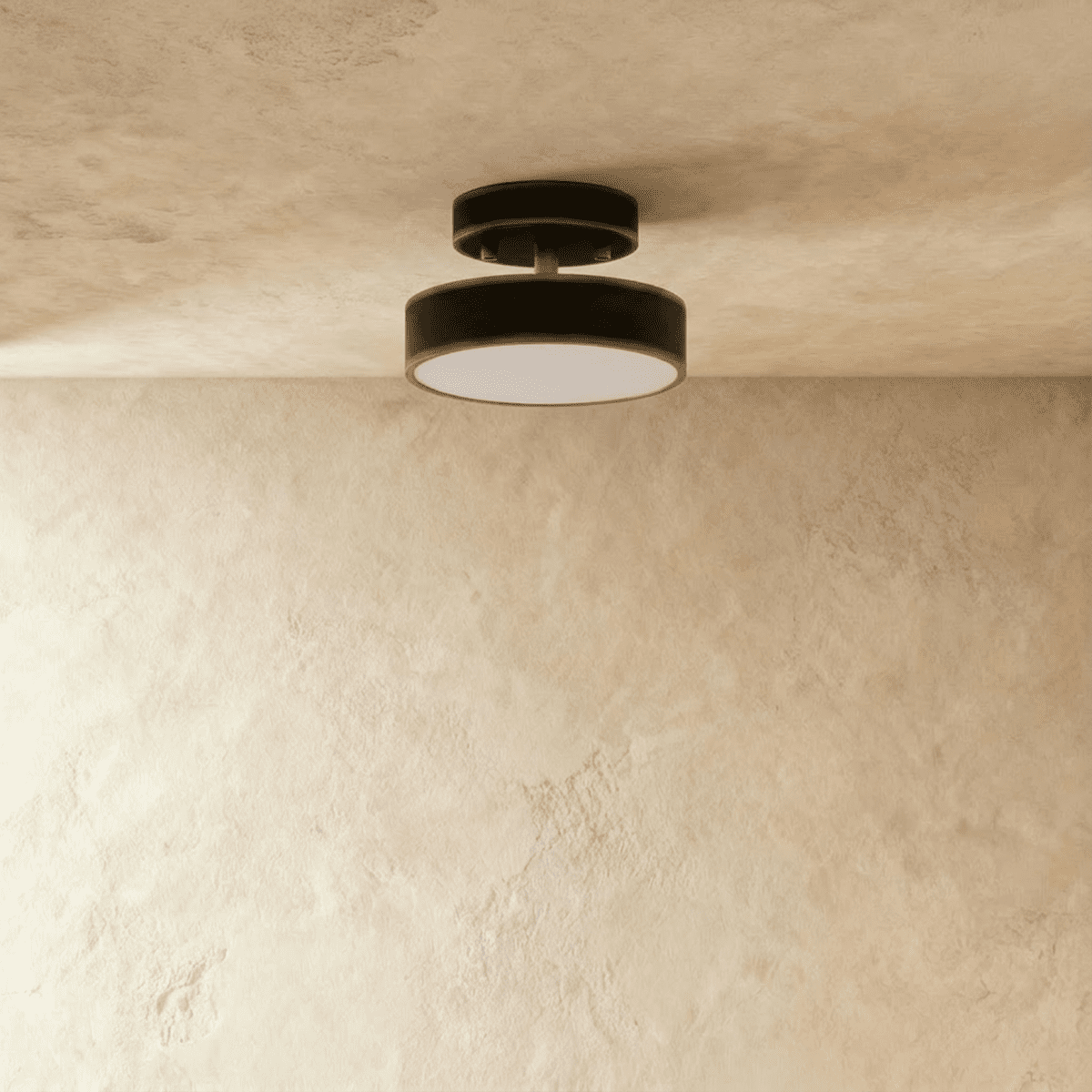 Modern Iron Wide Voltage Ceiling Light 1-Light