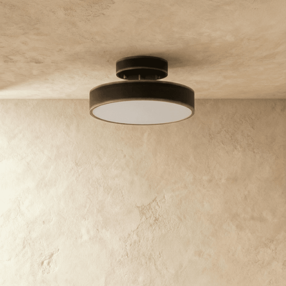 Modern Iron Wide Voltage Ceiling Light 1-Light
