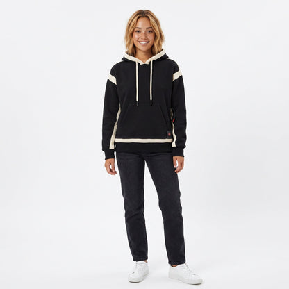 Women's Heated Hoodie USB Portable Fleece Pullover With Chest Back And Sleeve Heat Zones
